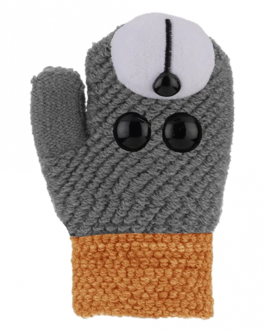 Kitti Bebe Erkek Örme Eldiven (1-3 Yaş) K24210-10 Gri