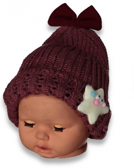 Kitti Bebe Kız Kulaklı Bere (1-4 Yaş) K24120-05 Menekşe