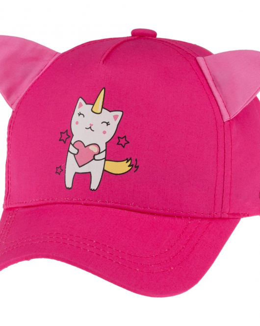 Kitti Bebe Kız Şapka (1-3 Yaş) Y24100-02 Pembe