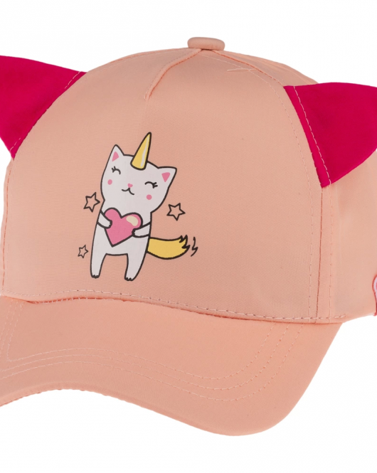 Kitti Bebe Kız Şapka (1-3 Yaş) Y24100-02 Somon