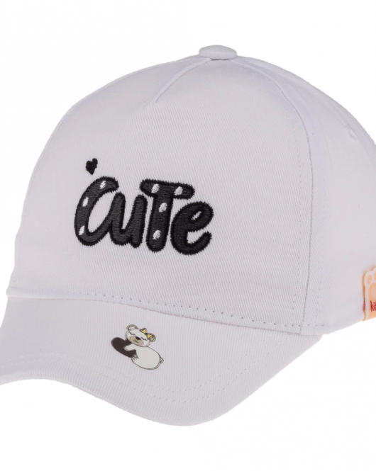 Kitti Bebe Kız Şapka (1-3 Yaş) Y24140-04 Beyaz