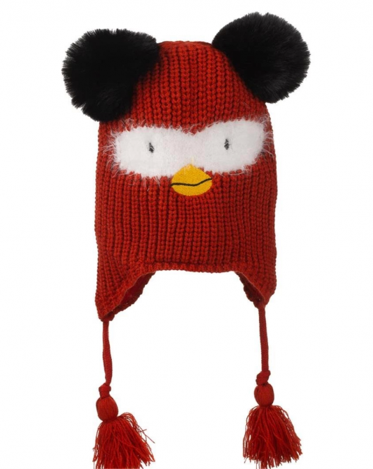 Kitti Çocuk Kız Kulaklı Bere (4-8 Yaş) K24130-05 Kırmızı