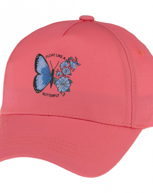 Kitti Çocuk Kız Şapka (4-8 Yaş) Y24200-02 Orta Pembe