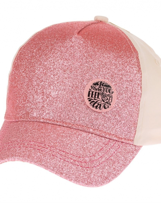 Kitti Çocuk Kız Şapka (4-8 Yaş) Y8200-06 Açık Pembe