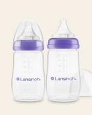 Lansinoh Biberon 2li Natural Wawa Biberon Emziği 240ml