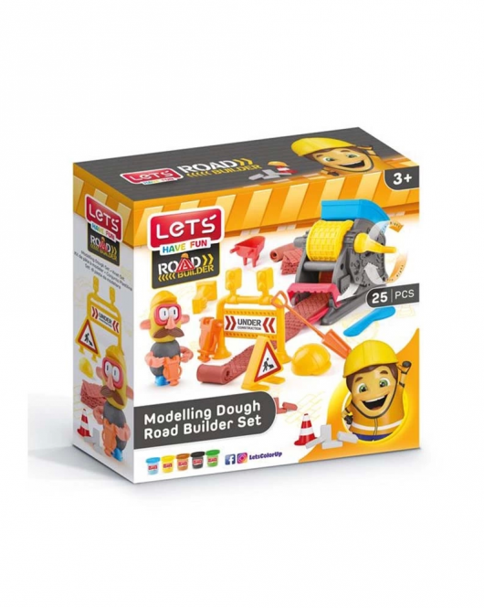 Lets Yol İnşaatı Seti Oyun Hamuru L8491