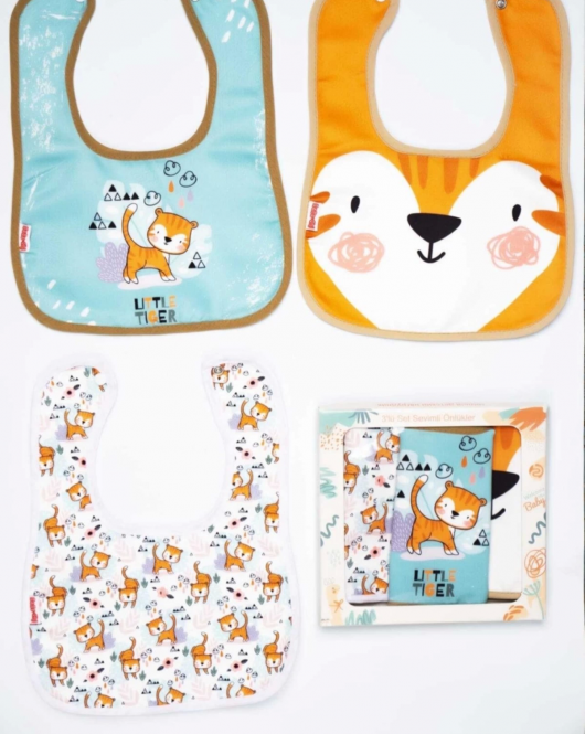 Little Tiger 3'lü Kutulu Mama Önlüğü