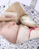 M&Y Candy Deri Anne Bebek Bakım Çantası 7171 Mavi