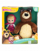 Masha & Koca Ayı 20 Cm Peluş 12 Cm Bebek Mha21000
