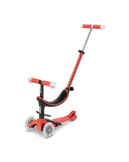 Micro Mini2grow Deluxe Magic Led Scooter Red