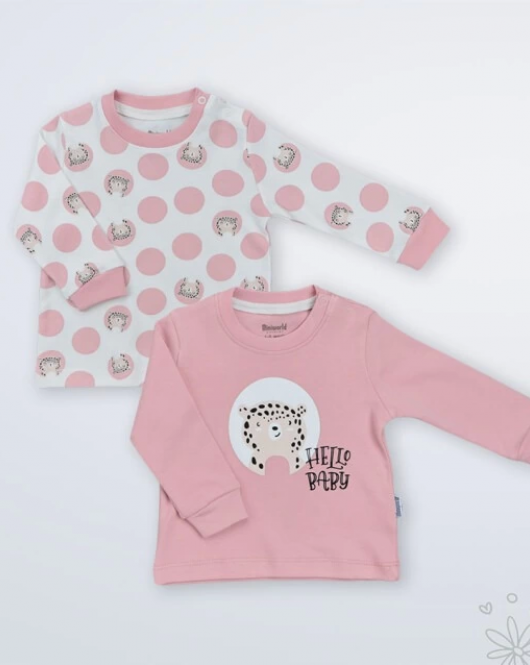 Miniworld 16467 2'li Sweatshirt Pembe