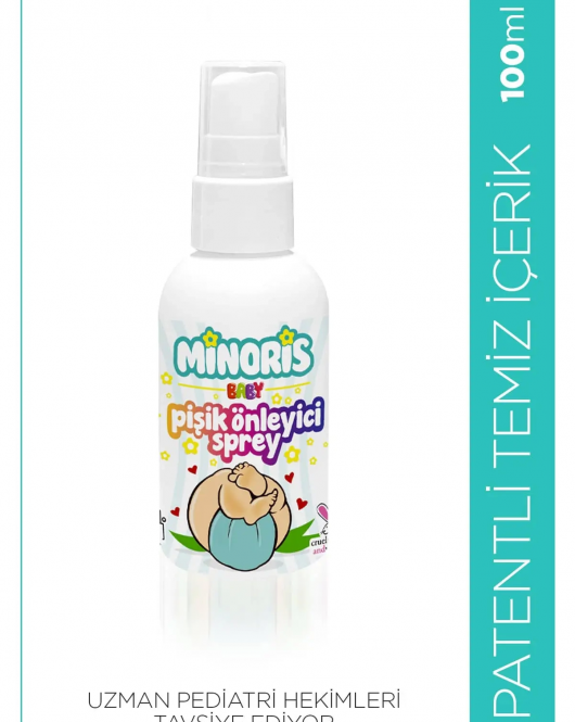 Minoris Baby Organik Pişik Önleyici Sprey 100ml