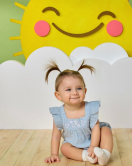 Minycenter Kız Bebek 2'li Takım 24k008 Mavi