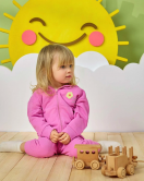 Minycenter Kız Bebek Eşorfman Altı 24K011 Pembe