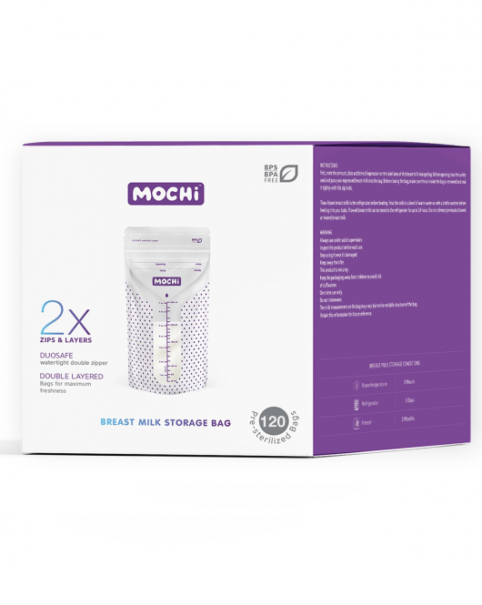 Mochi Anne Sütü Saklama Poşeti 120 Adet