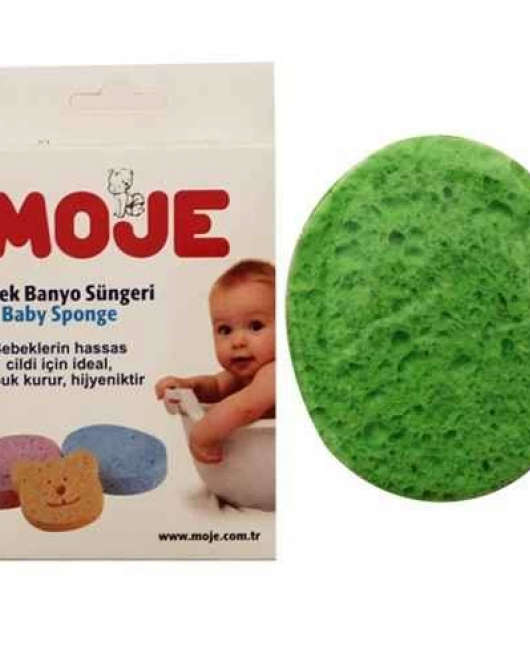 Moje Selülozik Bebek Banyo Süngeri Yeşil