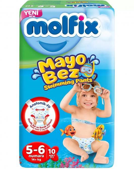 Molfix Mayo Bez 5-6 Beden 14+ Kg 10 Adet