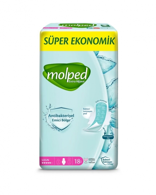 Molped Extra Hijyen Uzun Ped Süper Eko 18 Adet