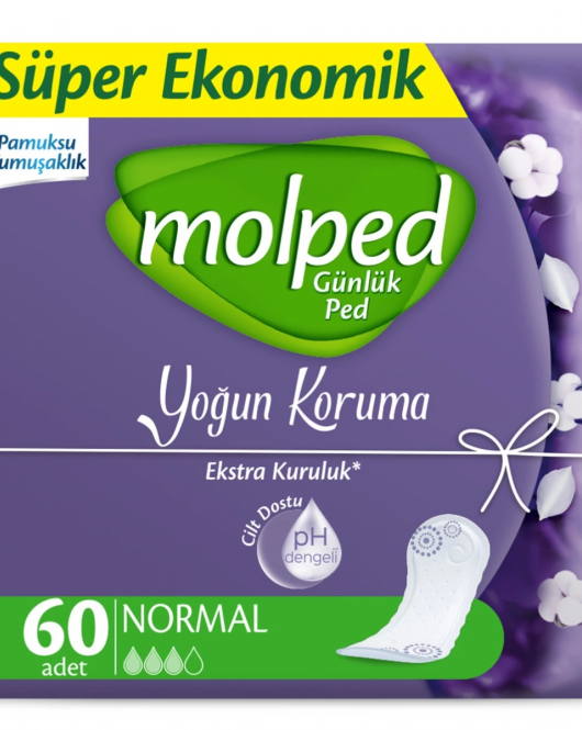 Molped Günlük Ped Yoğun Koruma Süper Eko 60 Adet