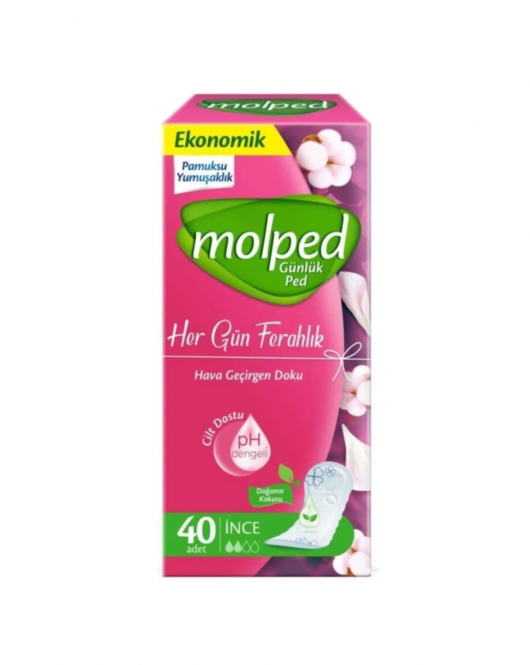 Molped Her Gün Ferahlık Ped Eko 40 Adet