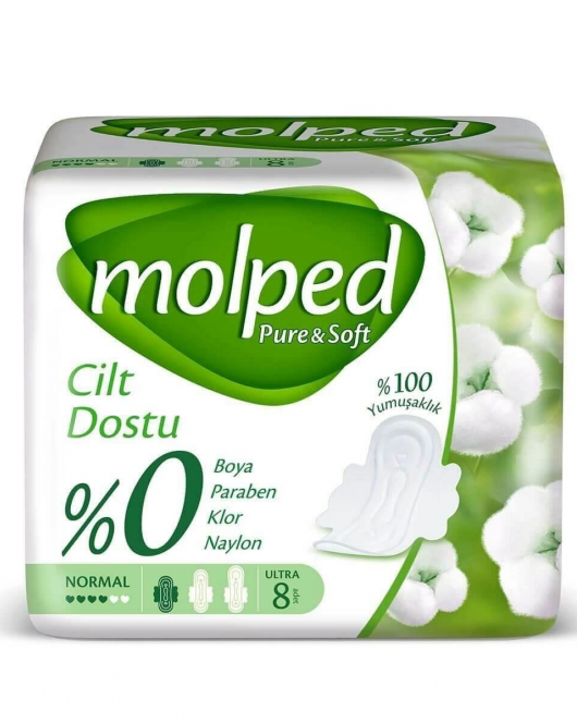 Molped Pure&Soft Normal Ped 8 Adet