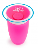 Munchkin Mucize 360° Alıştırma Bardağı 12 Ay+ 296 Ml Pembe
