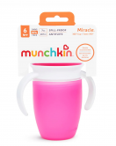 Munchkin Mucize 360° Alıştırma Bardağı 6 Ay+ 207 Ml Pembe