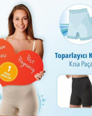 Mycey Doğum Sonrası Toparlayıcı Korse Kısa Paça Siyah