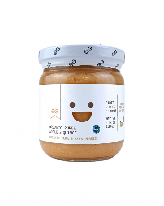 Og Natural Organik Elma & Ayva Püresi 180 Gr