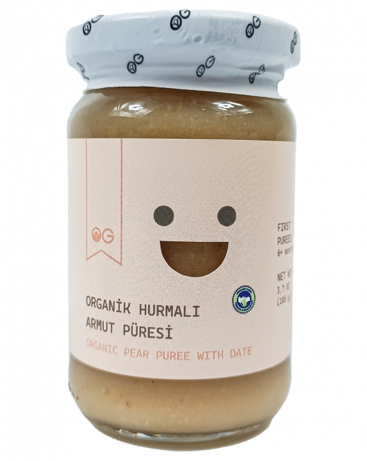 Og Natural Organik Hurmalı Armut Püresi 105 Gr