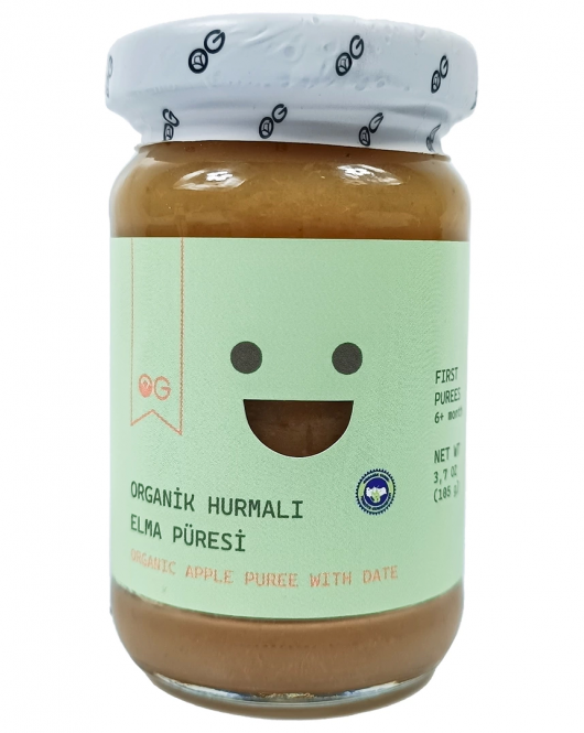 Og Natural Organik Hurmalı Elma Püresi 105 Gr