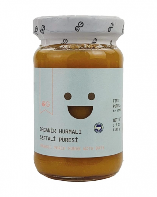 Og Natural Organik Hurmalı Şeftali Püresi 105 Gr