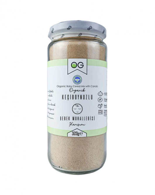 Og Natural Organik Keçiboynuzlu Bebek Muhallebisi Karışımı 320 Gr