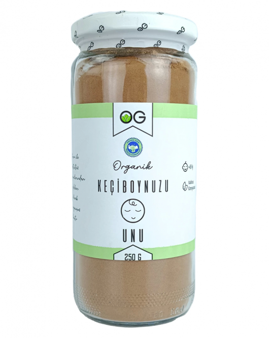 Og Natural Organik Keçiboynuzu Unu 250 Gr