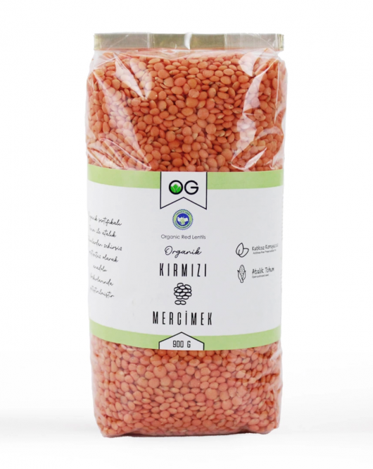 Og Natural Organik Kırmızı Mercimek 900 Gr