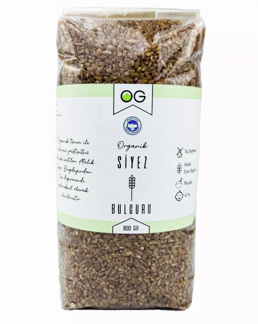 Og Natural Organik Pilavlık Siyez Bulguru 800 Gr 8+ Ay