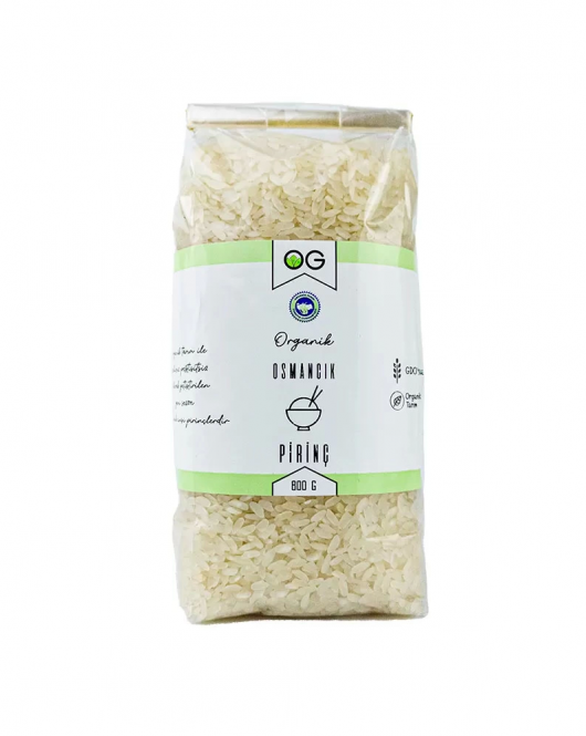 Og Natural Organik Sertifikalı Osmancık Pirinç 800 Gr