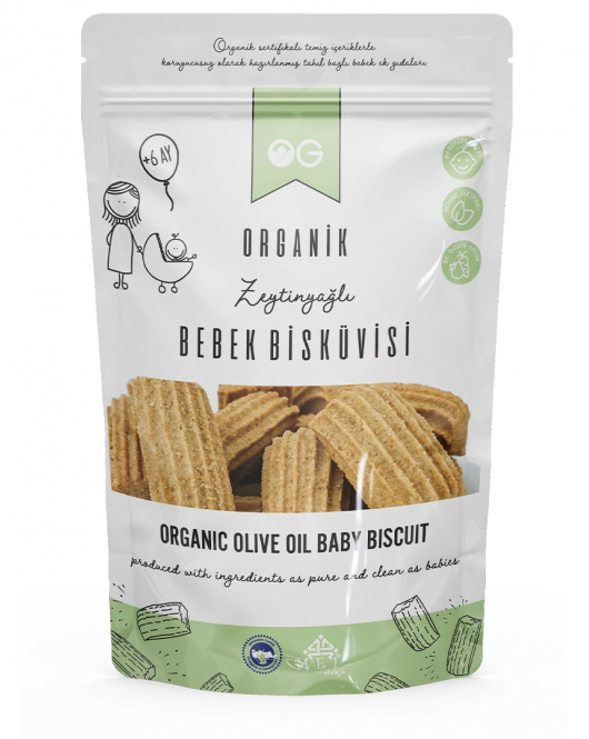 Og Natural Organik Zeytinyağlı Bebek Bisküvisi 300 Gr