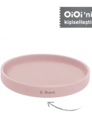 Oioi Basics Mama Tabağı Pinky Pink