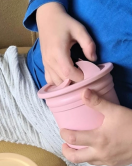 Oioi Ham+hüp Pipetli Silikon Bardak Seti Pinky Pink / Velvet Rose