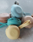 OiOi Pod Silikon Emzik Kutusu Bubble Beige