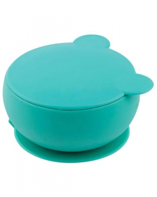 Oioi Silikon Kapaklı Kase Aqua Green