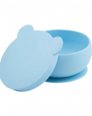 Oioi Silikon Kapaklı Kase Mineral Blue