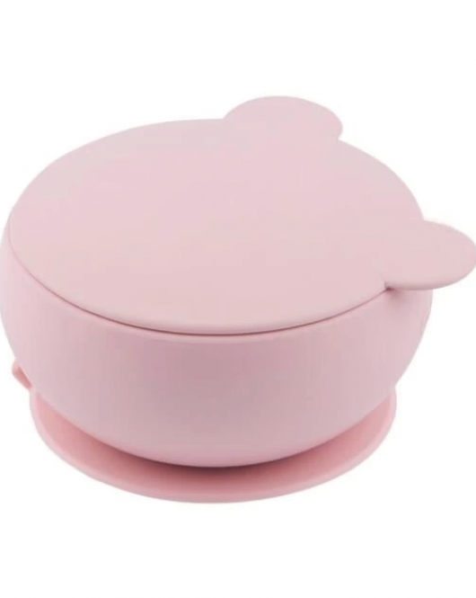 Oioi Silikon Kapaklı Kase Pinky Pink