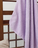 Penguen Nakışlı Unisex Şapka Ve Keseli Bebek Banyo Havlusu