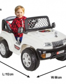 Pilsan Panther Uzaktan Kumandalı Akülü Araba 12 Volt 05-118 Beyaz
