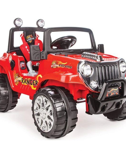 Pilsan Ranger Uzaktan Kumandalı Akülü Araba 12 Volt 05-107 Kırmızı