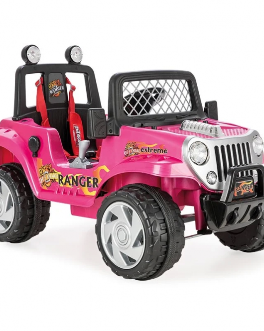 Pilsan Ranger Uzaktan Kumandalı Akülü Araba 12 Volt 05-107 Metalik Pembe