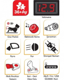 Pilsan Tery Bery Uzaktan Kumandalı Akülü Araba 12 Volt 05-280 Beyaz