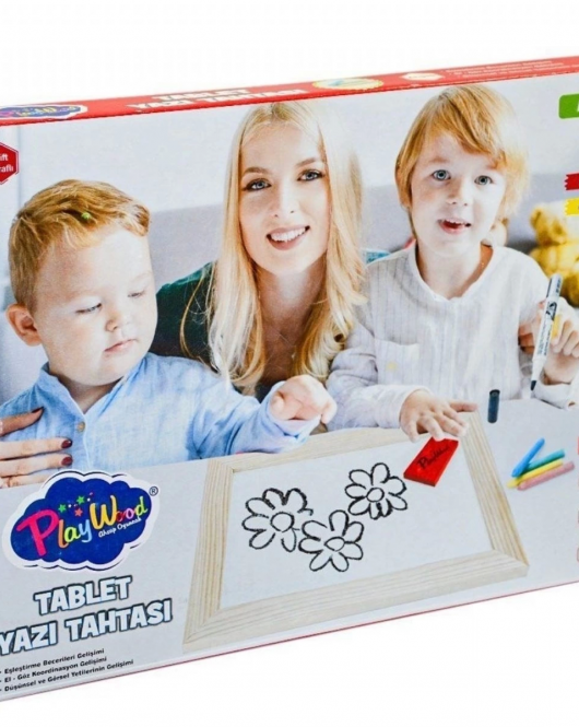 PlayWood Ahşap Tablet Yazı Tahtası 391